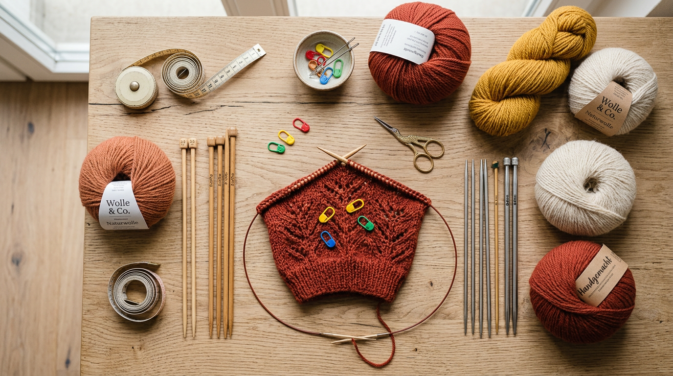 Stricken lernen: Diese 10 Tools und Materialien brauchst du wirklich