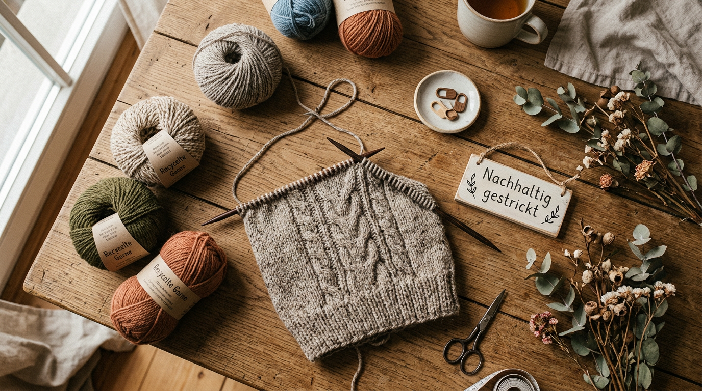 Nachhaltiges Stricken: So strickst du bewusst und trotzdem stilvoll